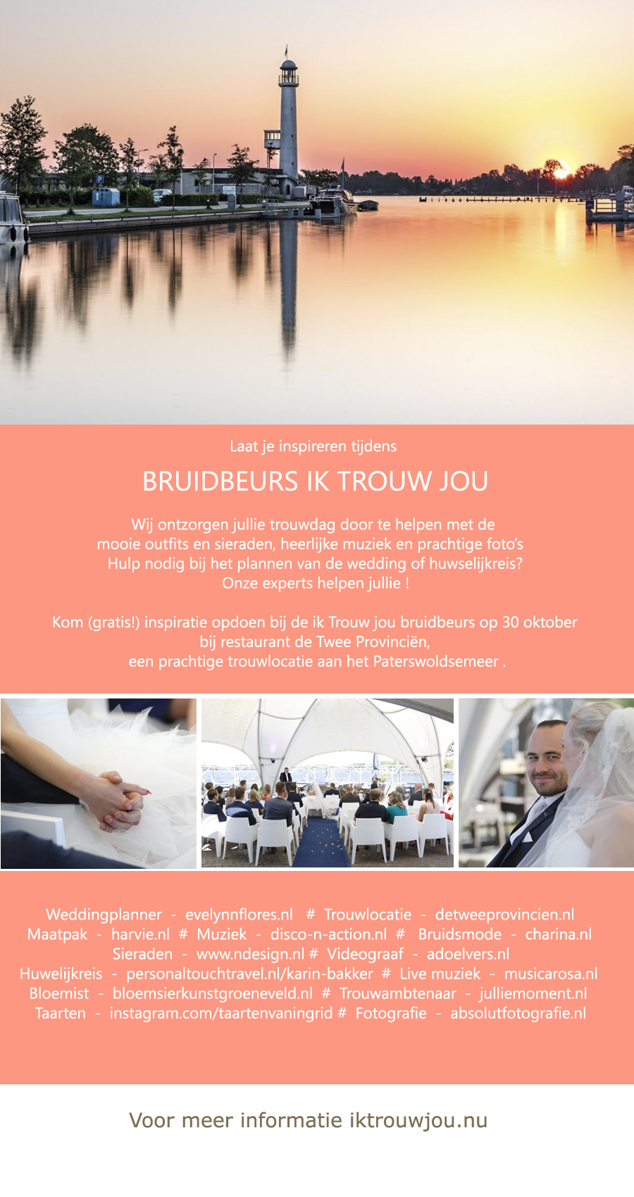 trouwen grote advertentie opmaak
